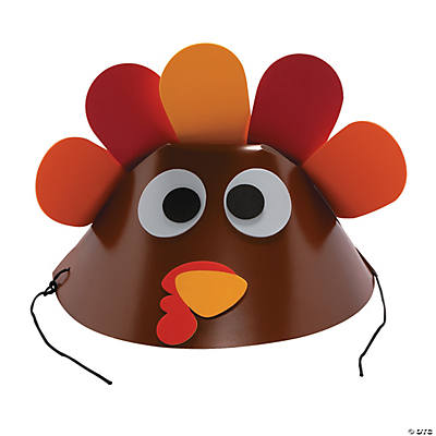 Goofy Turkey Hat Craft Kit-12Pk