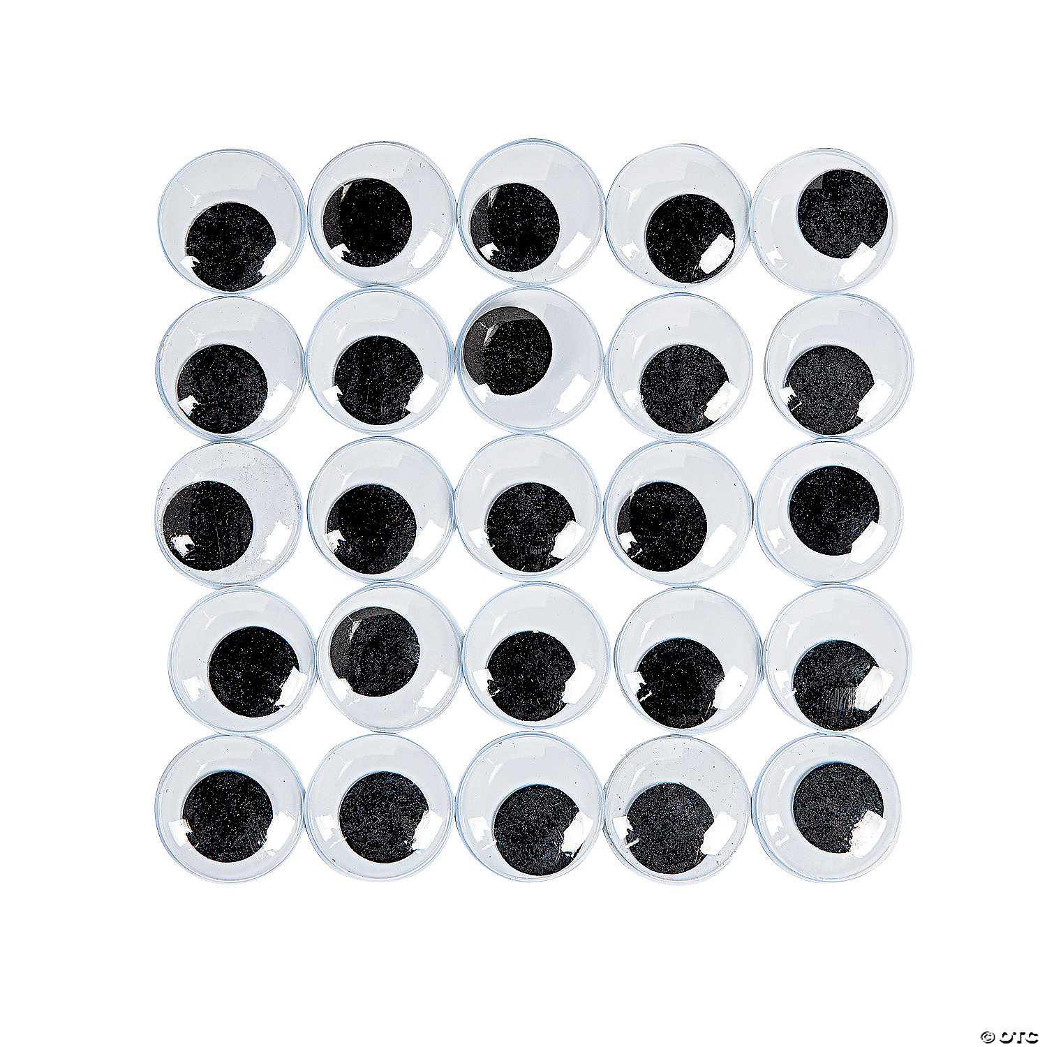 Super Huge Googly Eyes Black - 100Pk