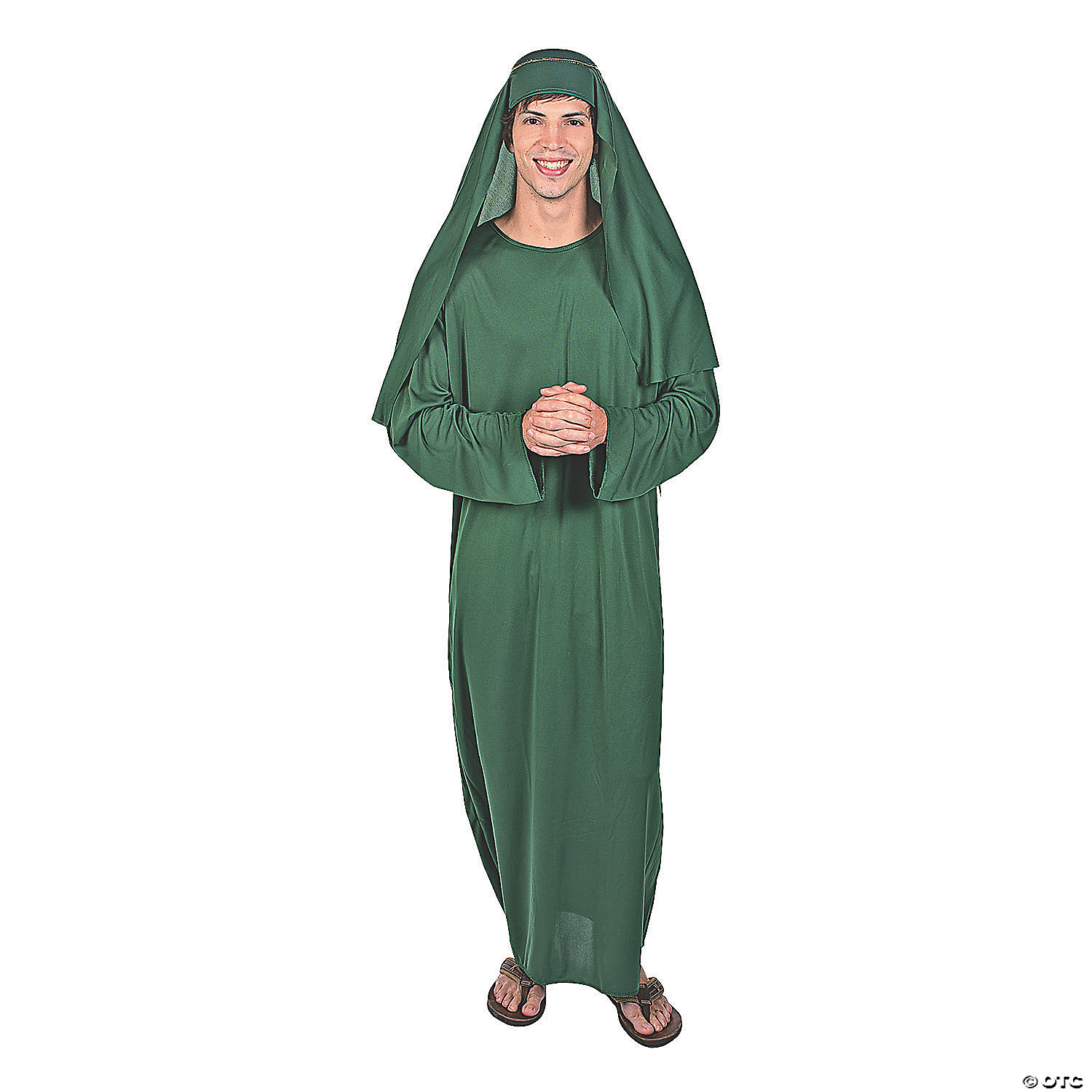 Nativity Green Shepherd Costume - Adult