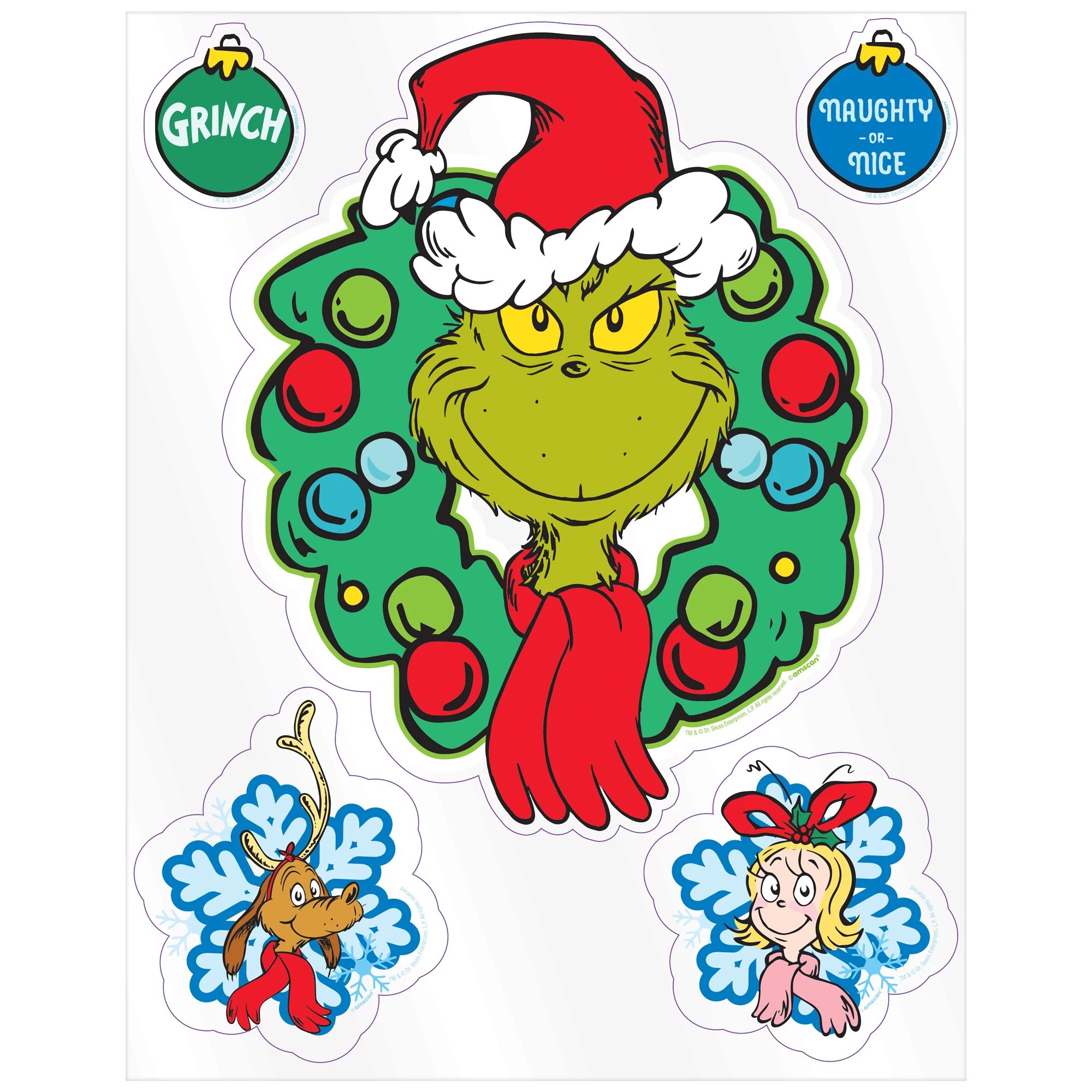 Grinch PERSONALIZED VINYL Bottle Labels - 10 PK Party Supplies Canada -  Open A Party