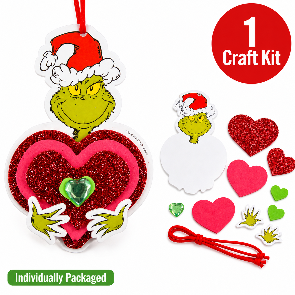 Dr. Seuss The Grinch Growing Heart Craft Kit