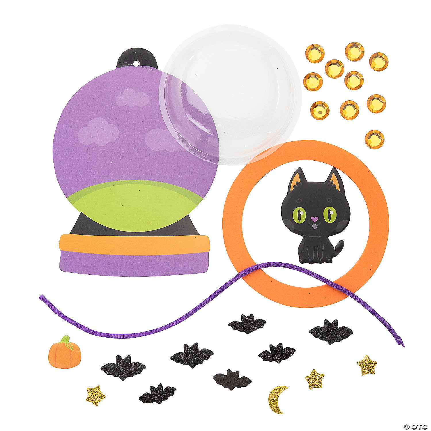 Halloween Black Cat Shaker Scene Craft Kit