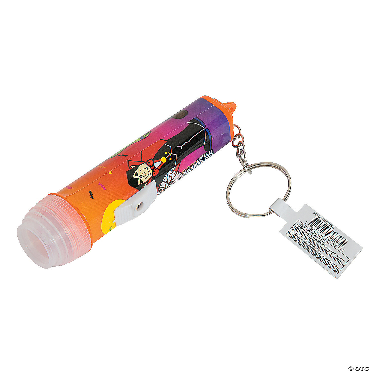 Halloween Flashlight Keychains- 12 PK