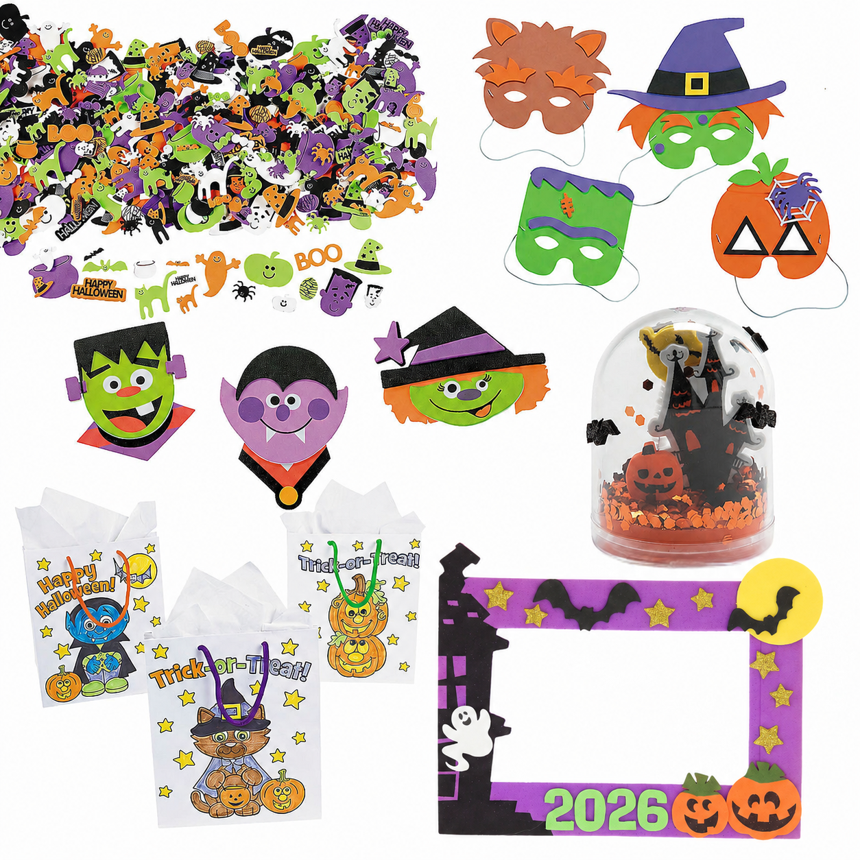Halloween 560pc Craft Assortment Kit