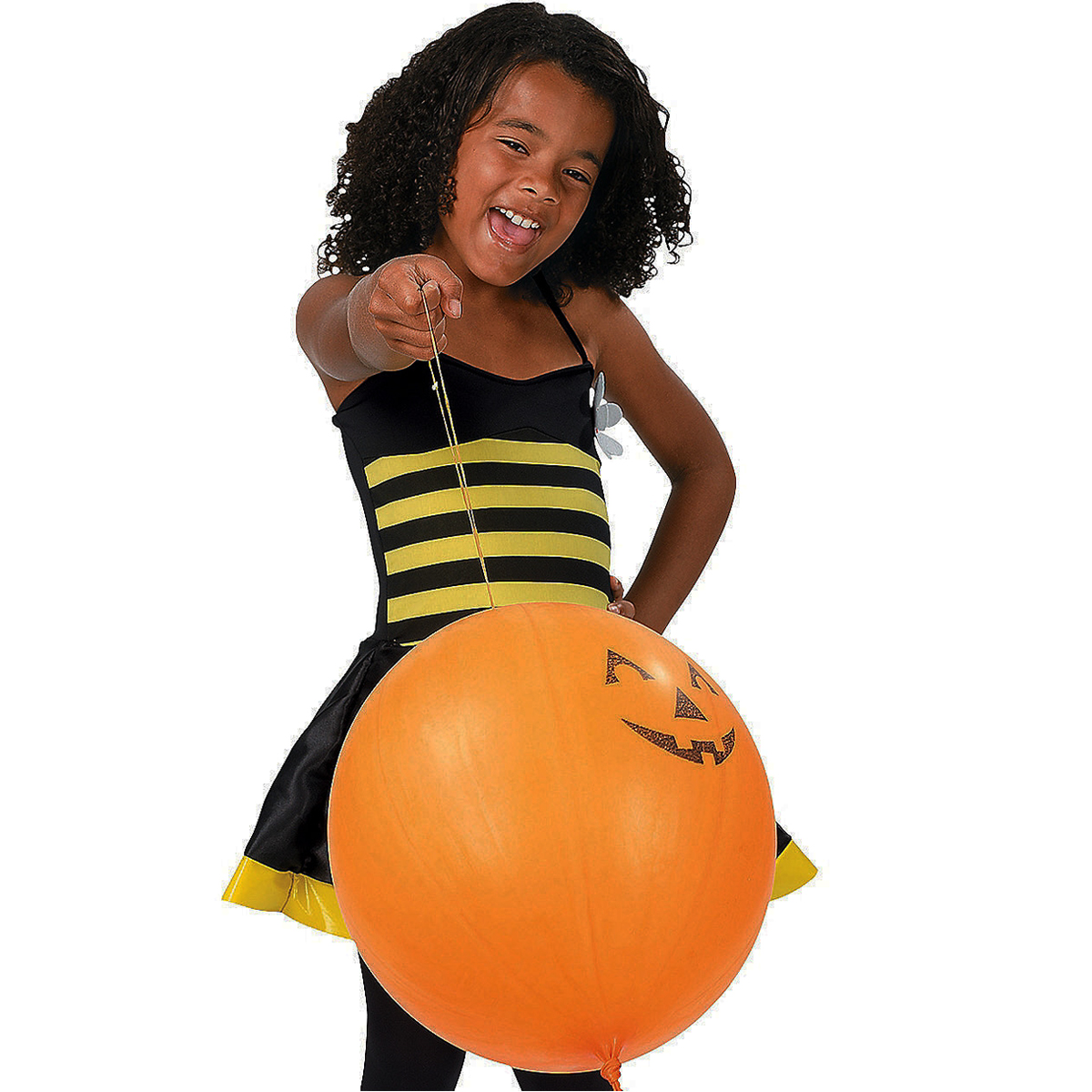 Halloween Pumpkin Jumbo 16 Inch Punchballs - 12 Pack
