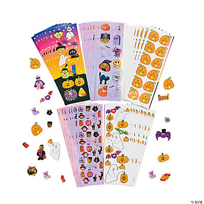 Halloween Sticker Sheets - 100 PK