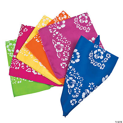 Hibiscus Bandanas - 12pk