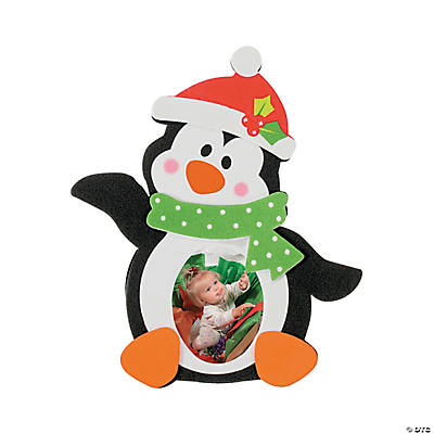 Penguin Magnet Picture Frame Craft Kit - 12 Pack