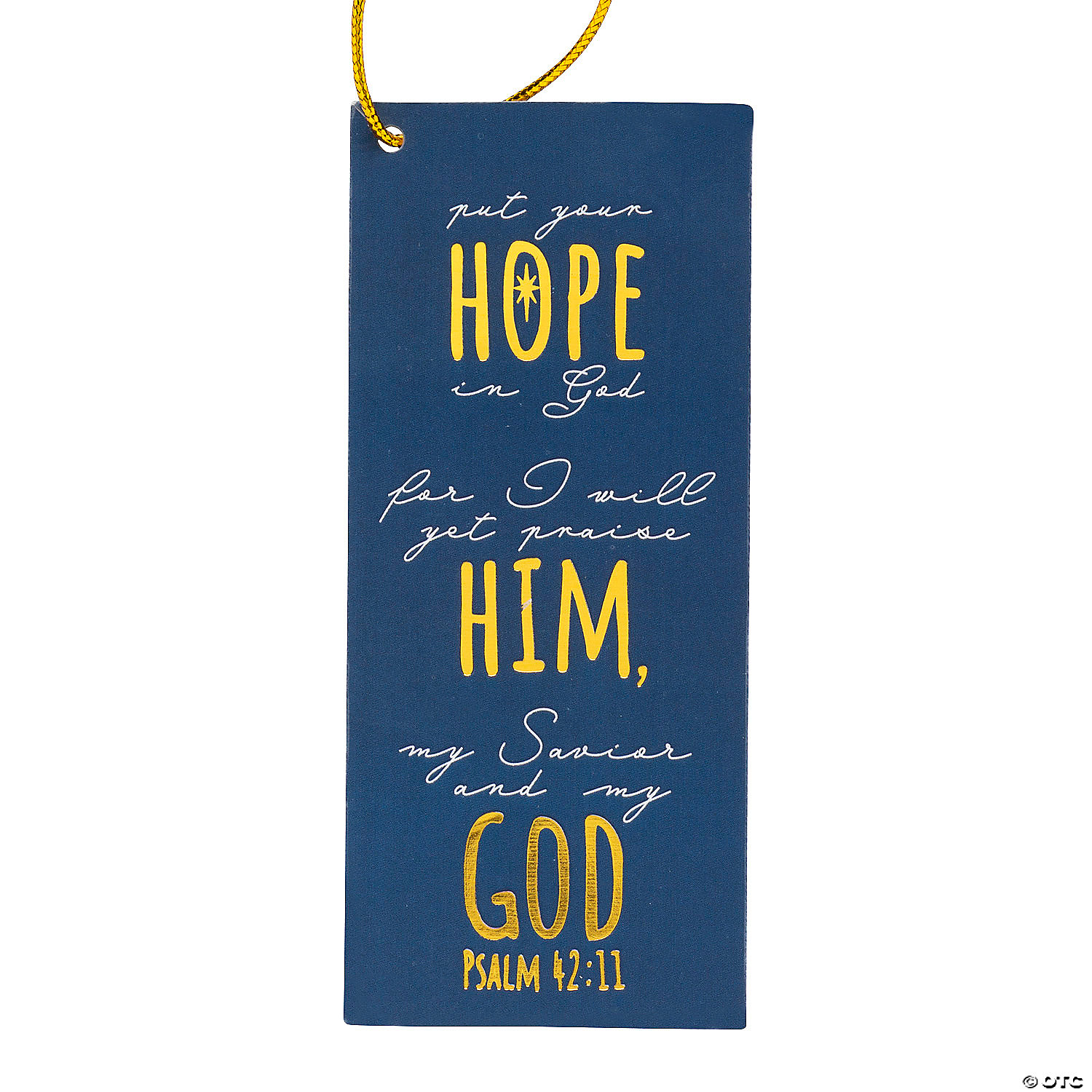 Hope Was Born Ceramic Ornaments with Bookmark-12 Pack
