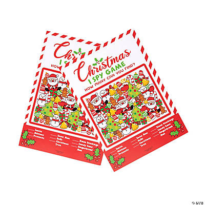 I Spy Christmas Games - 24 Pack