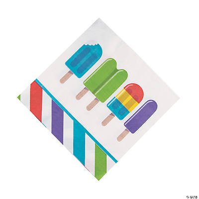 Popsicle Party Luncheon Napkins-16Pk