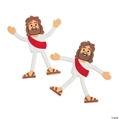 Bendable Jesus Characters - 24 Pk