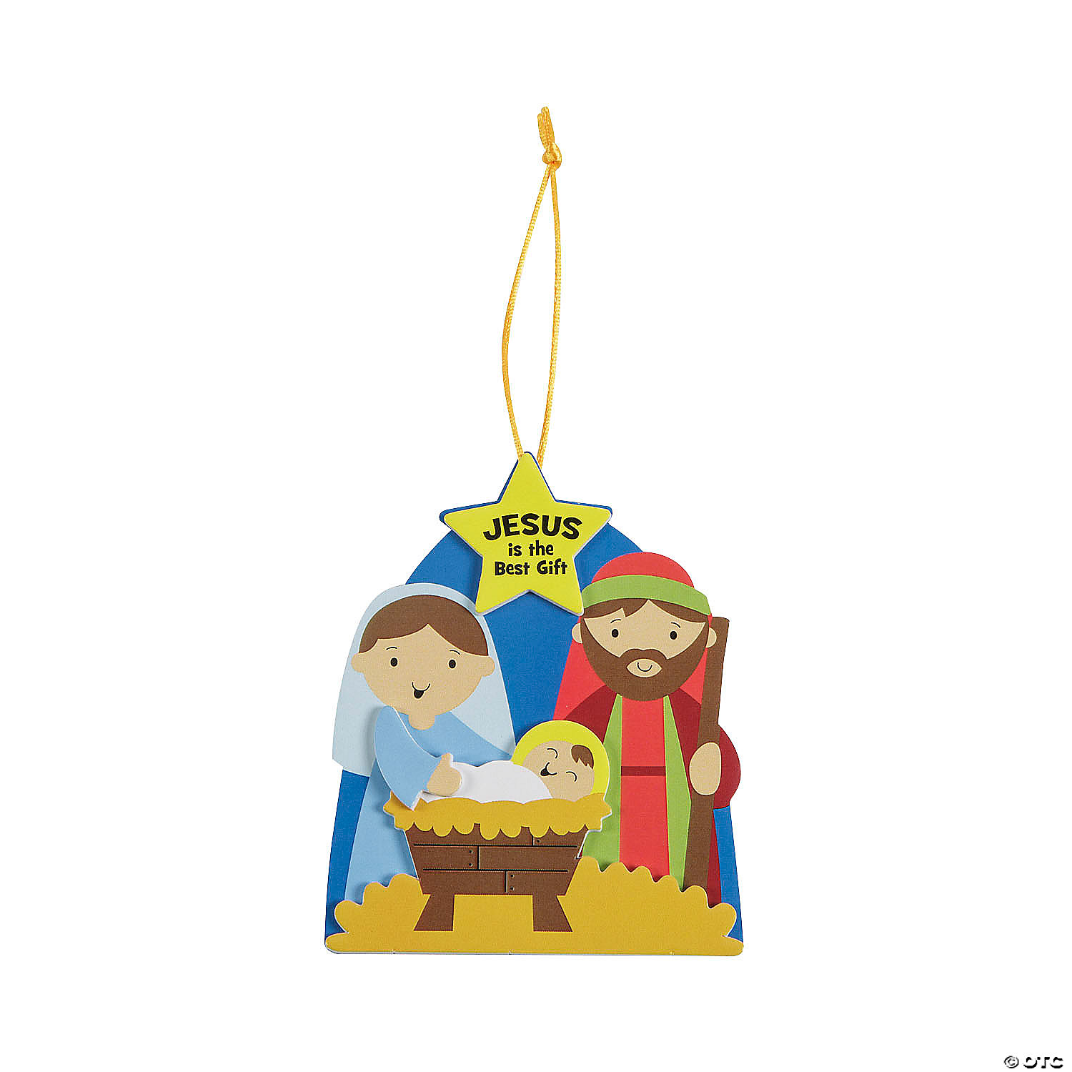 Jesus Gift Ornament Craft Kits-12 Pack