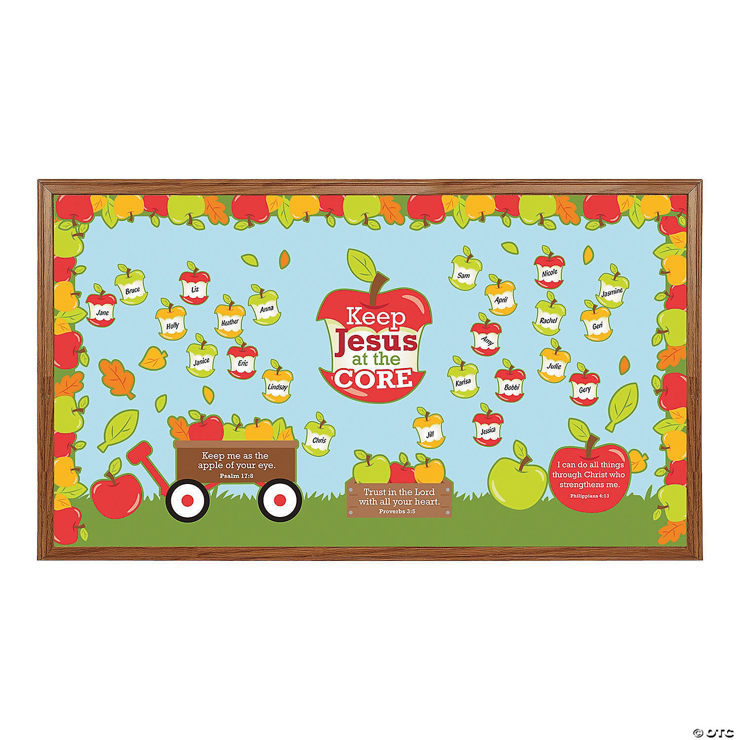 Jesus is the Core Bulletin Board Set - 62pcs