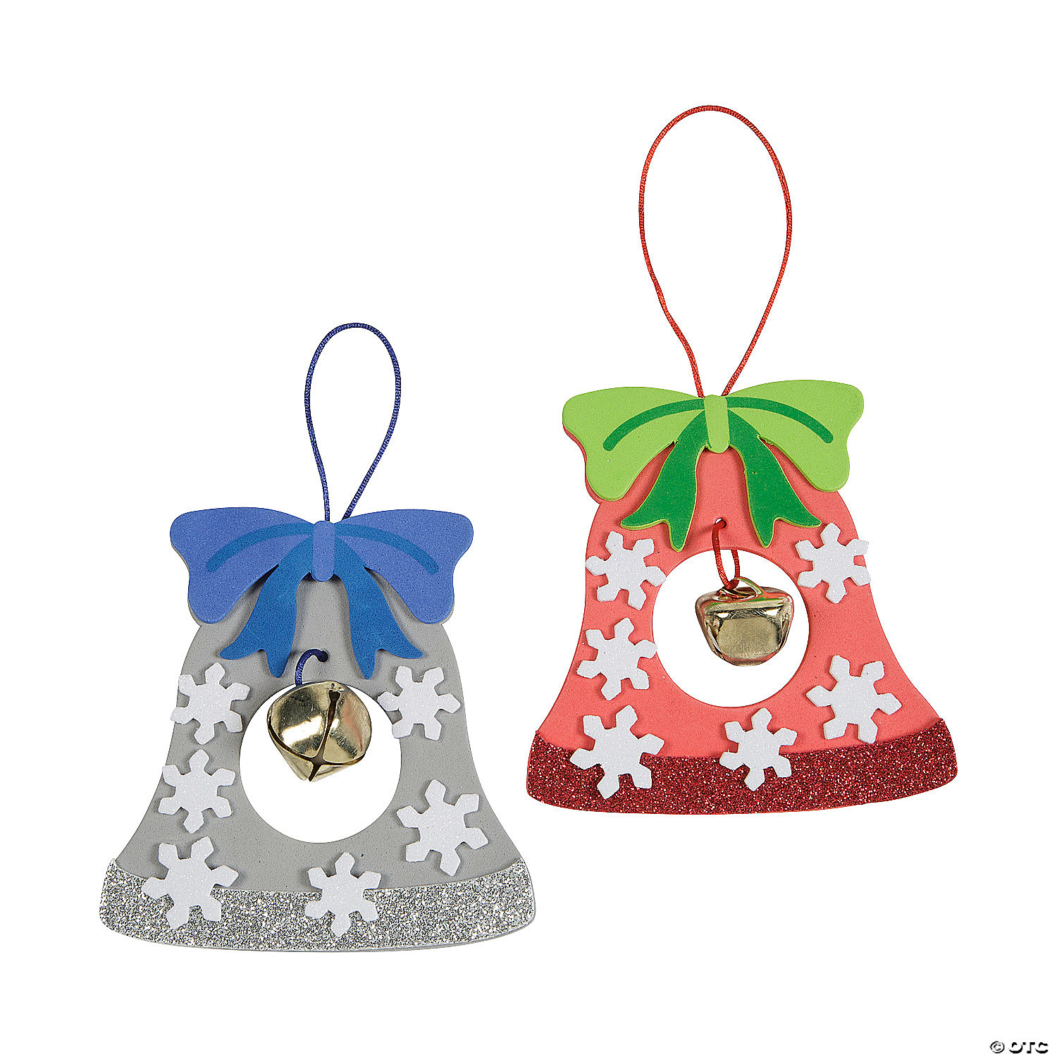 Christmas Bell Ornament Craft Kits-12 Pack