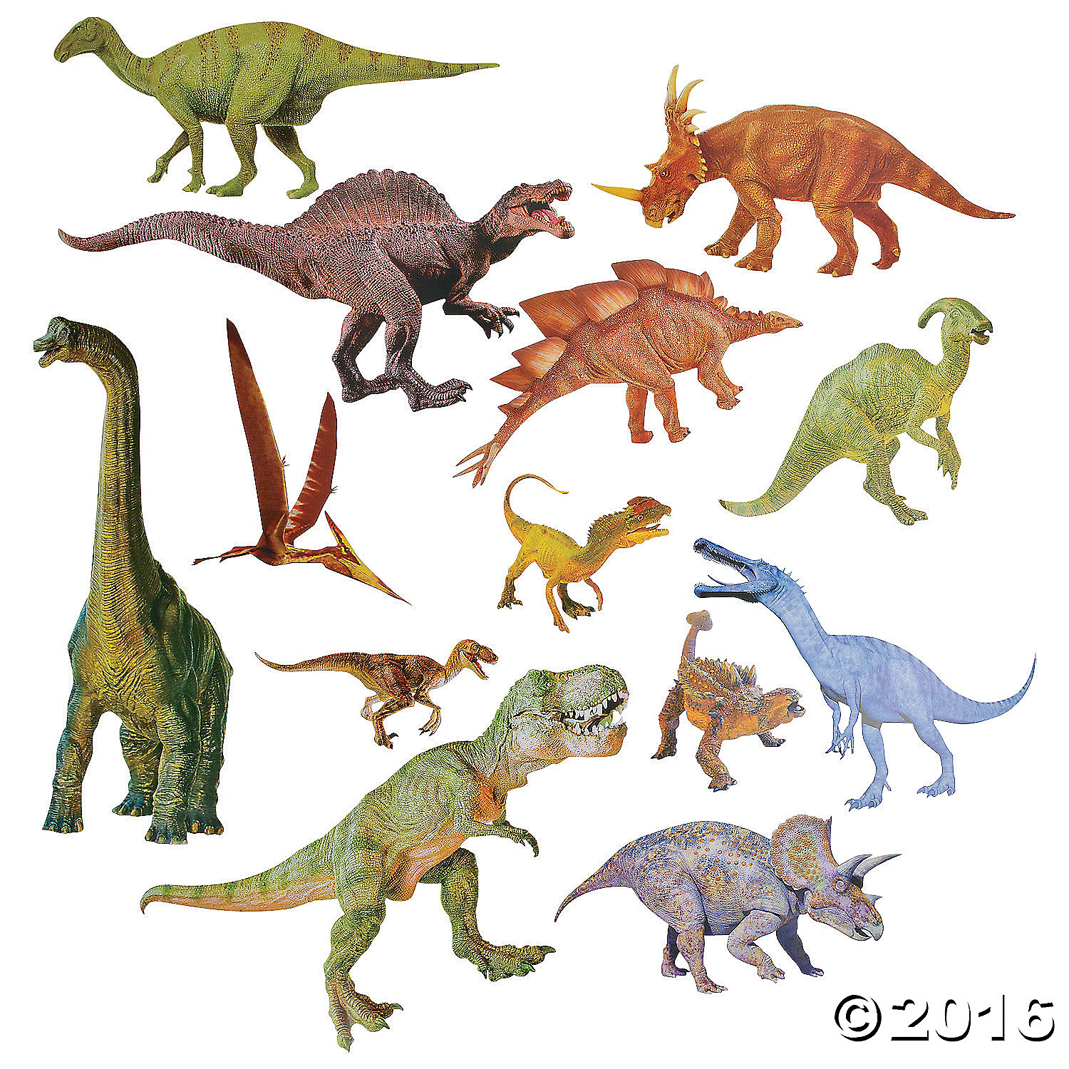 Dinosaur Giant Cutouts - 13 Pack Party Supplies Canada - Open A Party