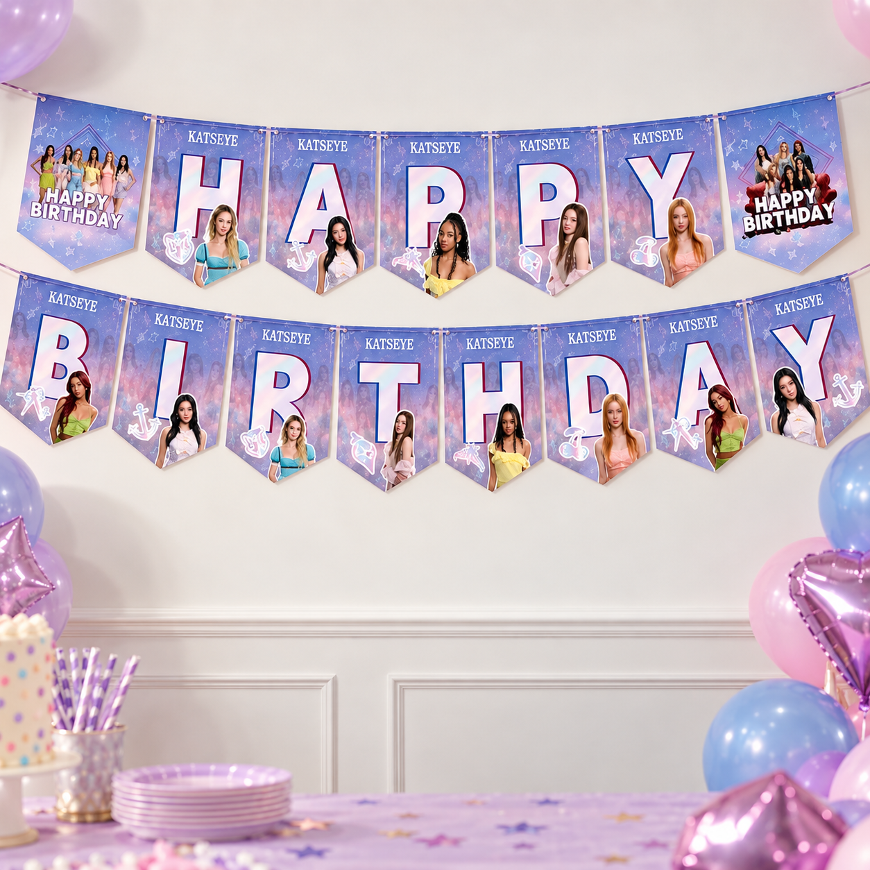KATSEYE BIRTHDAY Banner Canada