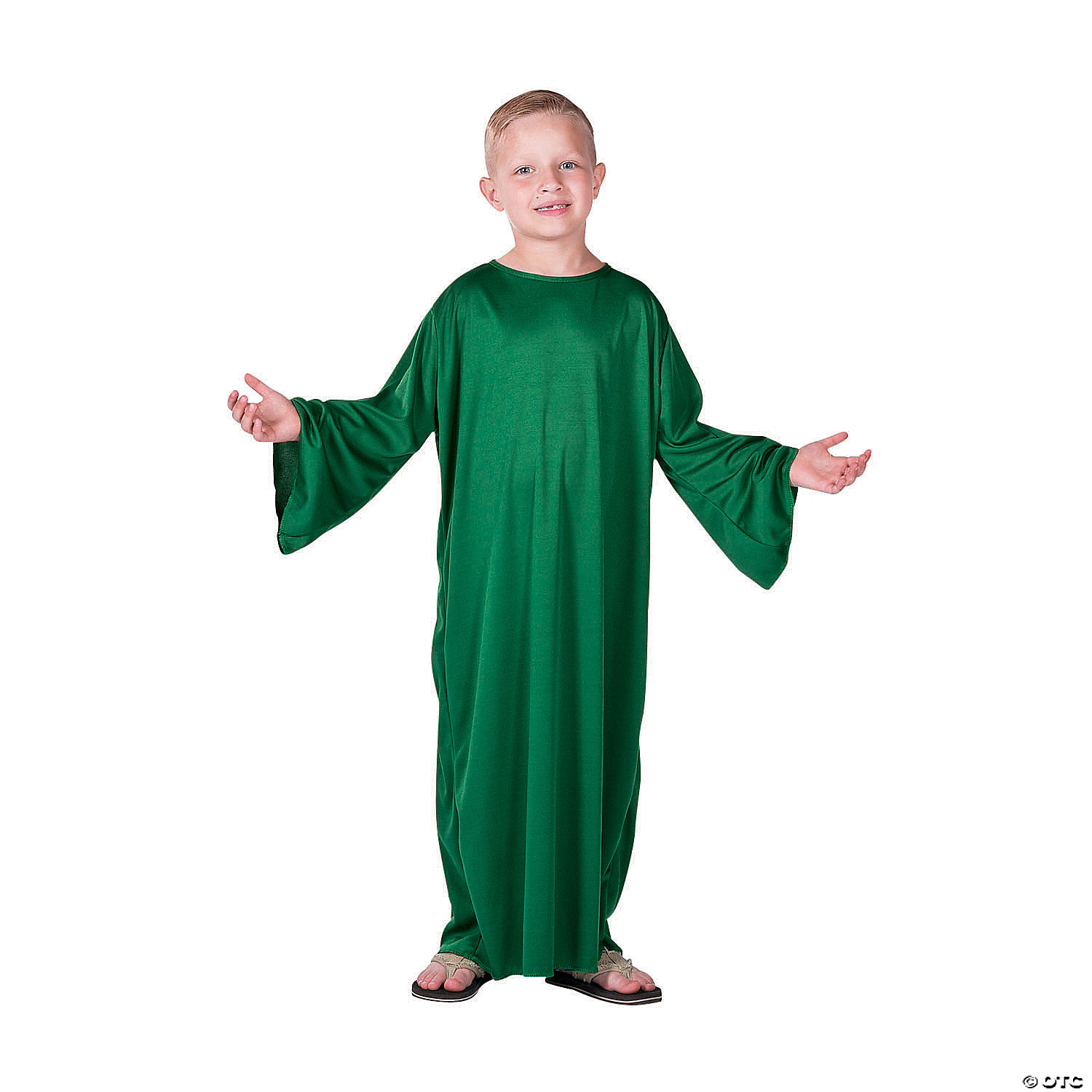 Kid's Small Green Nativity Gown