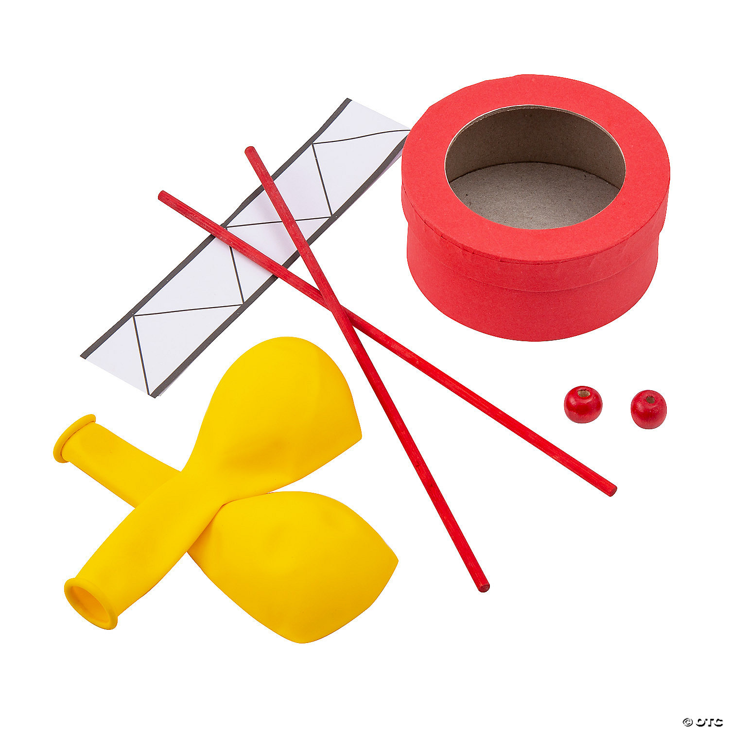 STEAM DIY Balloon Drum Learning Craft Kit-12Pk