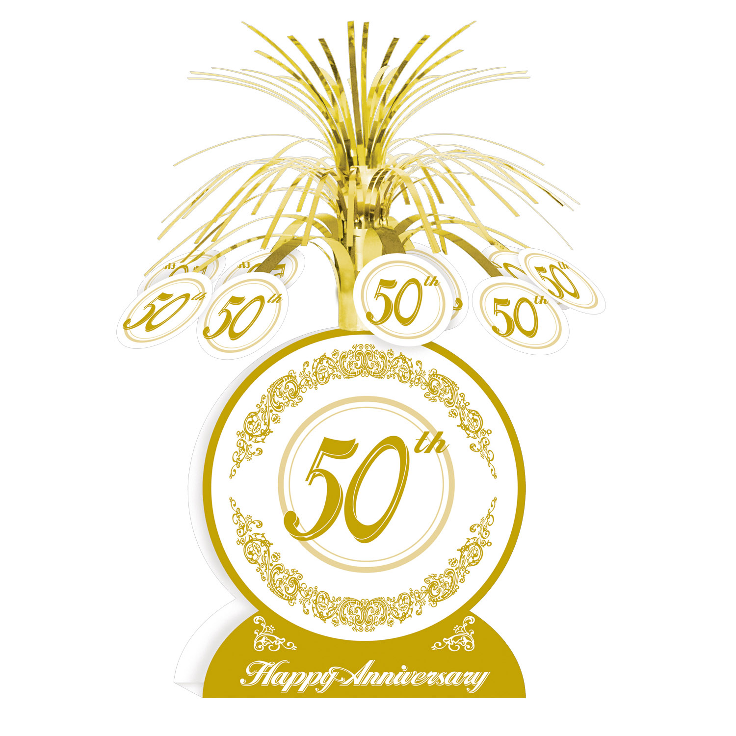 108pcs Napkins Wedding Party Golden 50Th Anniversary Celebratory 3-ply Beverage