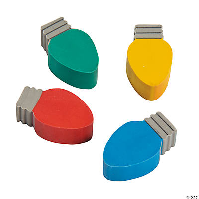 Lightbulb Erasers - 24pk