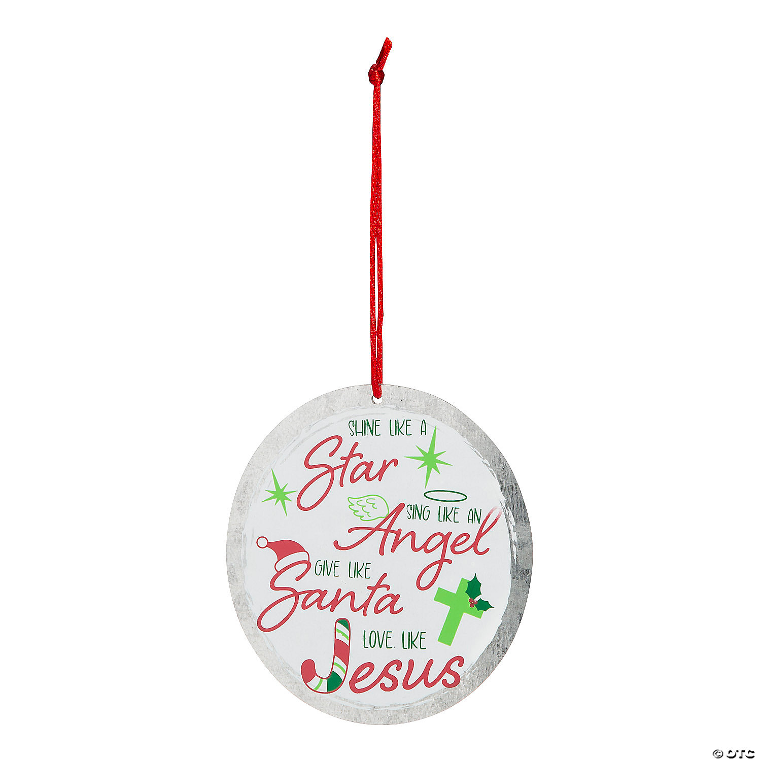 Love Like Jesus Christmas Ornaments - 12 Pack