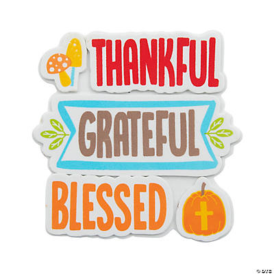 Thankful Grateful Blessed Craft Kit - 12 Pack