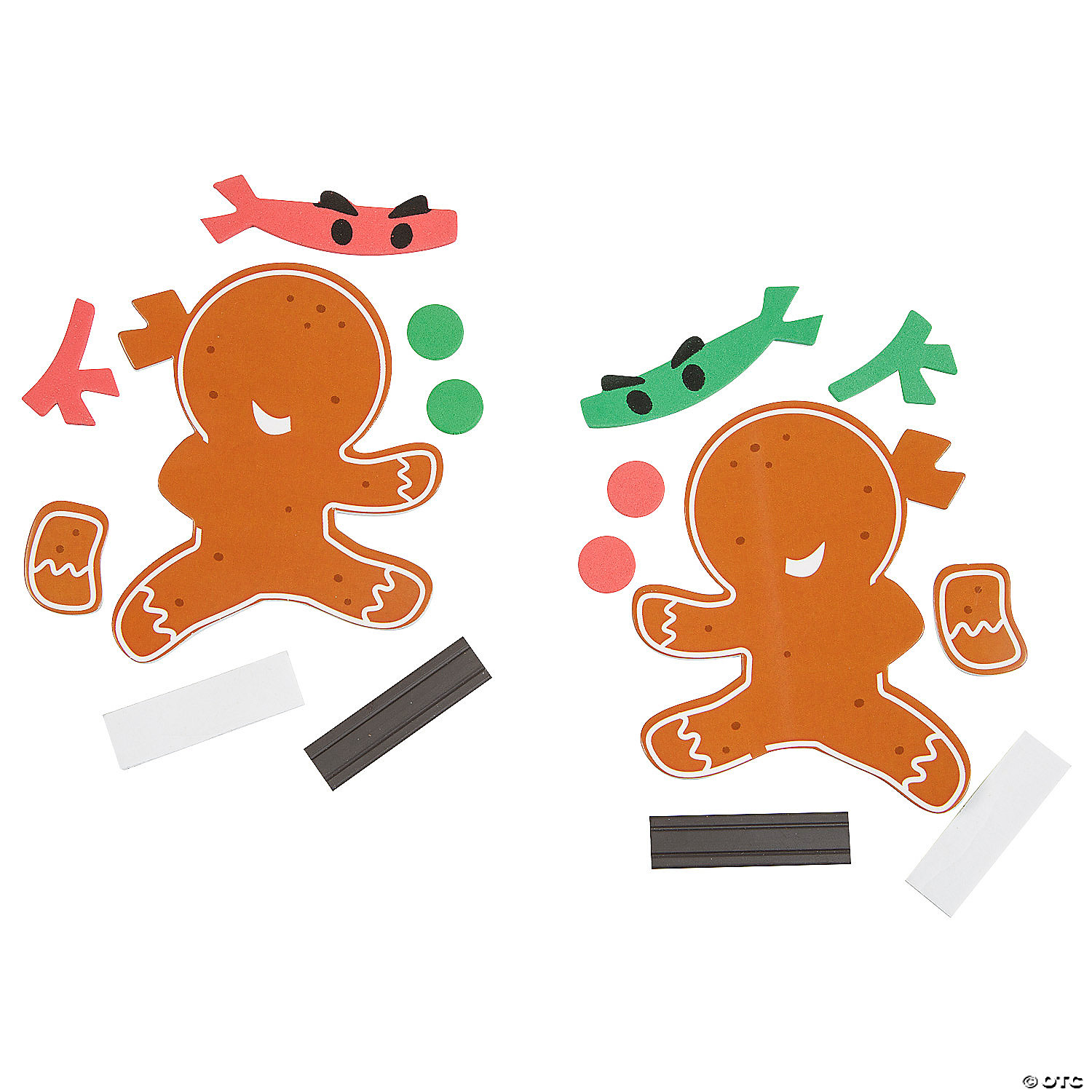 Christmas Ninjabread Man Craft Kit - 12 Pack