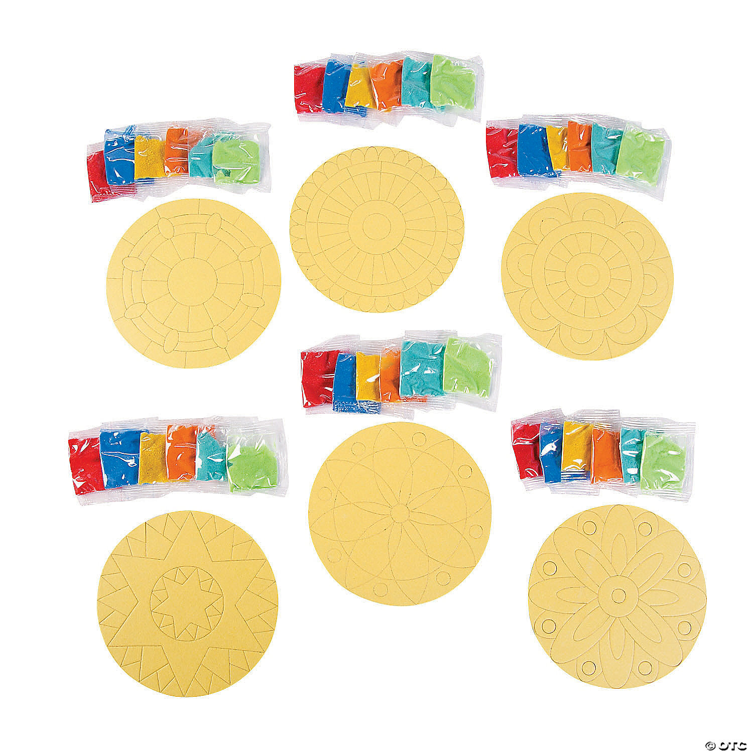 Mandala Sand Art Pictures - 24Pk
