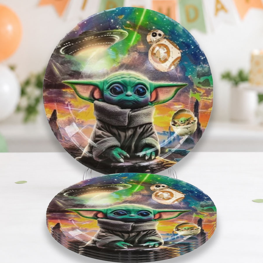 Mandalorian Dinner Plates - 10 PK