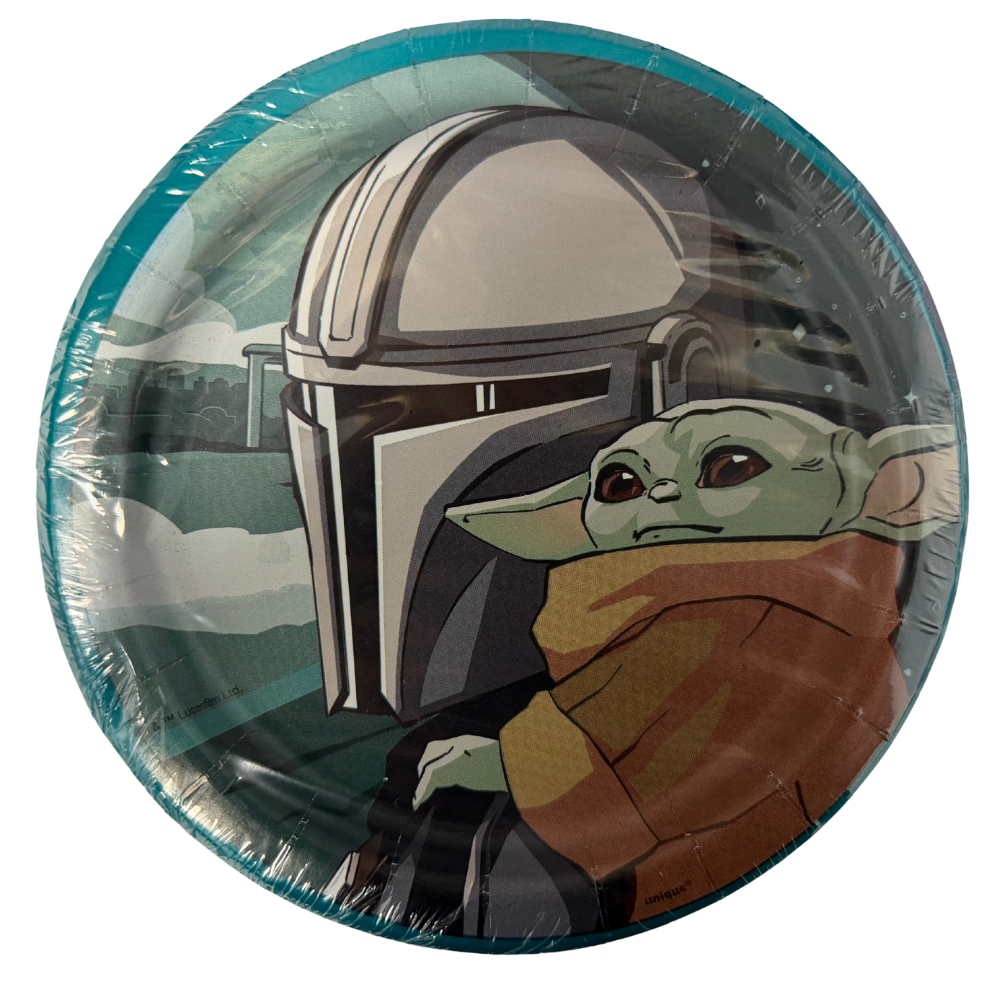 Mandalorian The Child Dessert Plates - 8 Pack