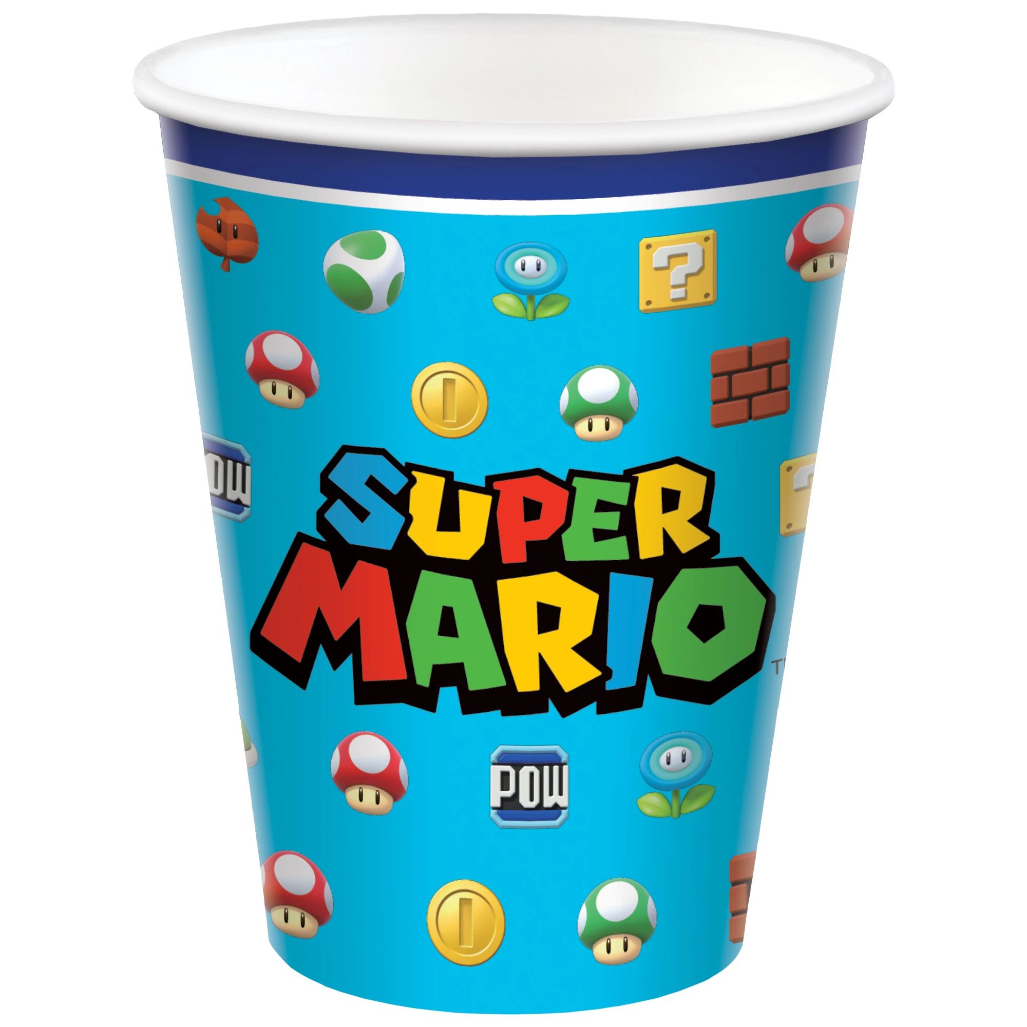 Plastic Cup Blue and Red Cups Plastic Cups Disposable Cups -  in 2023   Mario bros birthday party ideas, Super mario party favors, Super mario  birthday party