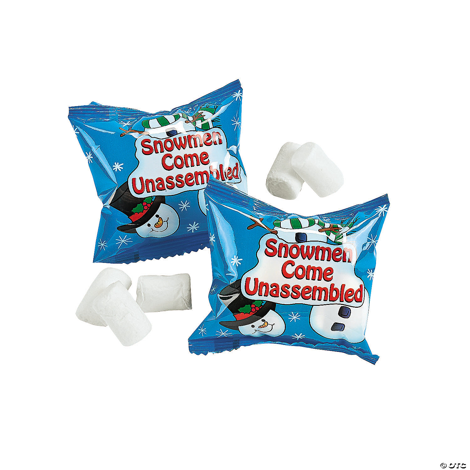 Marshmallow Snowman Treats -54Pcs