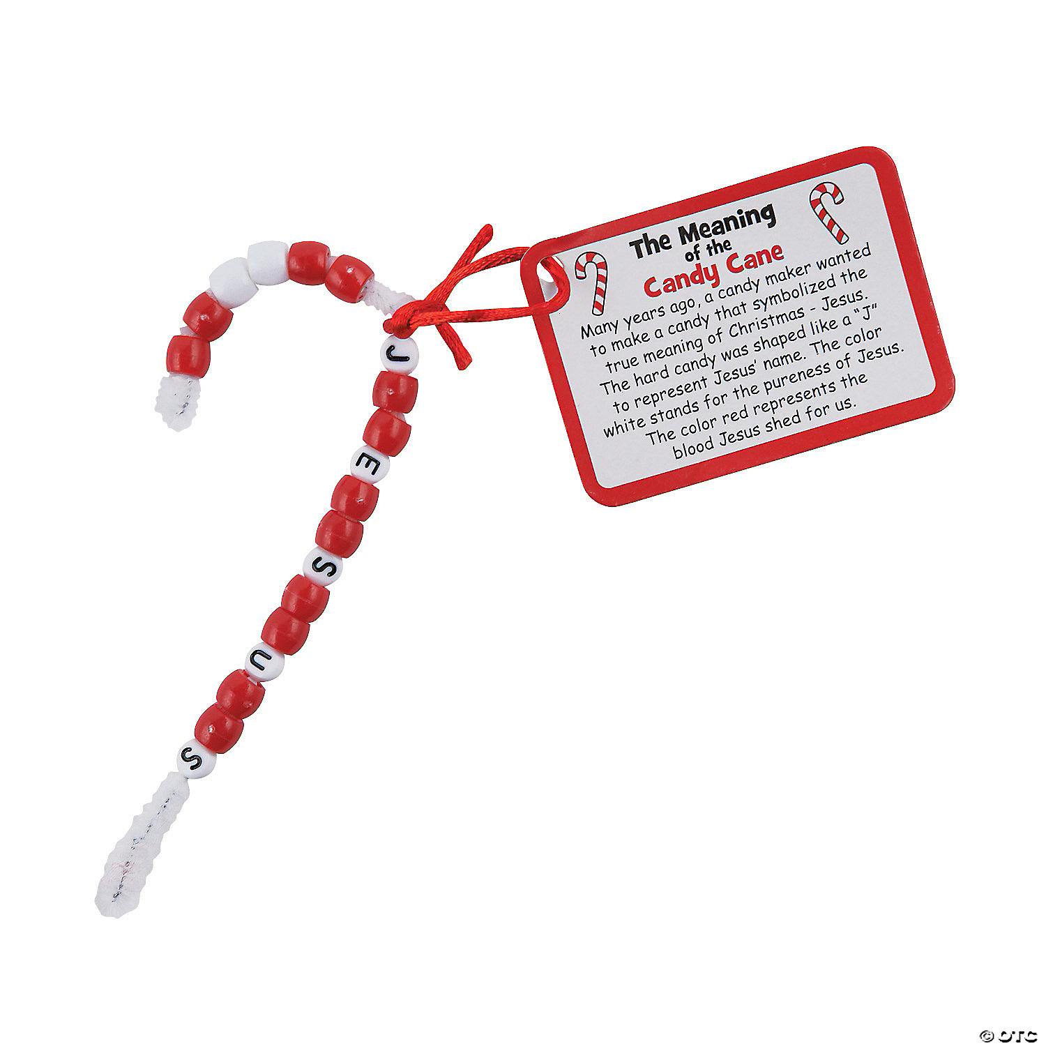 Candy Cane Nativity Ornament Craft Kit -12 Pack