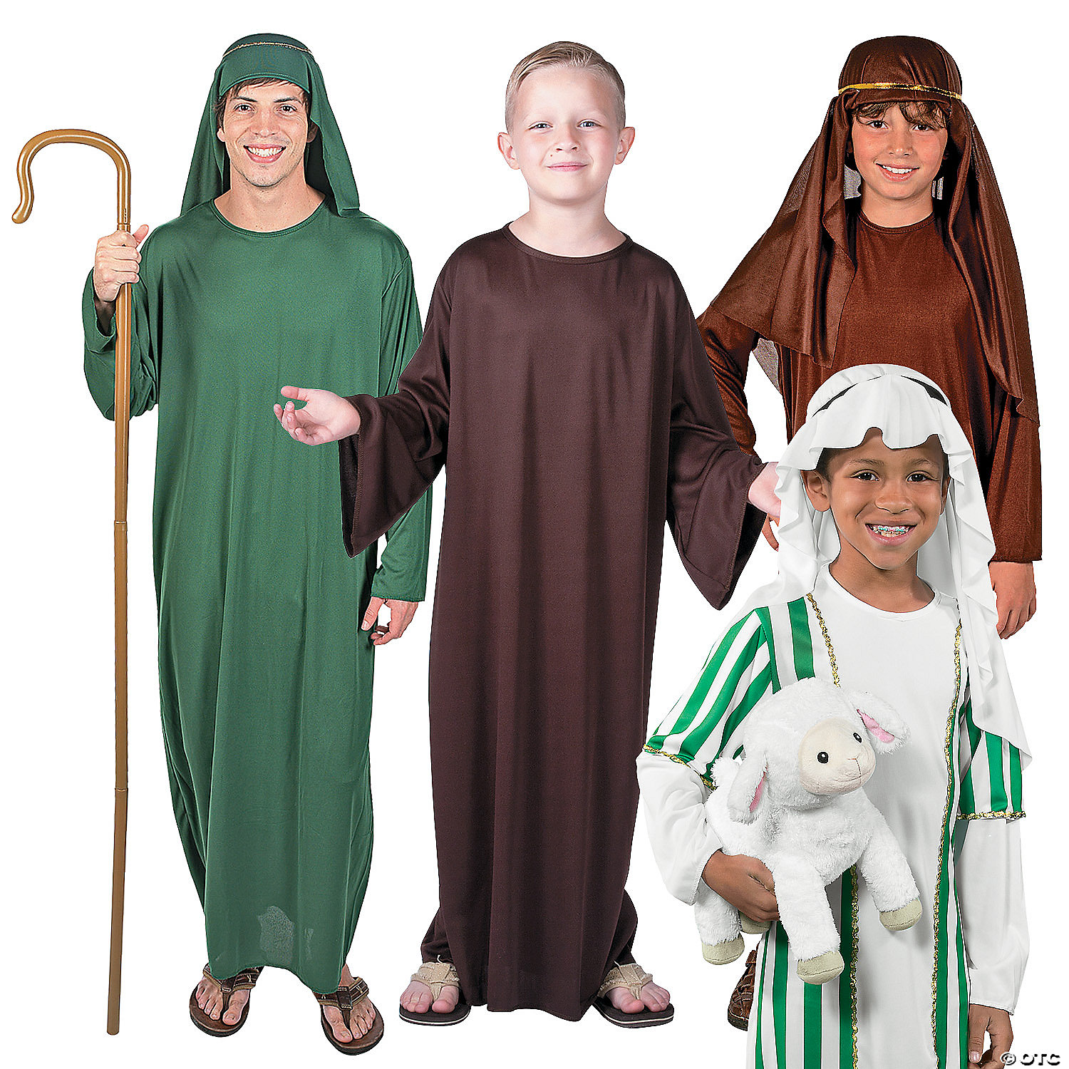Kids Shepherd Costume Kit Small/Medium-4Pk