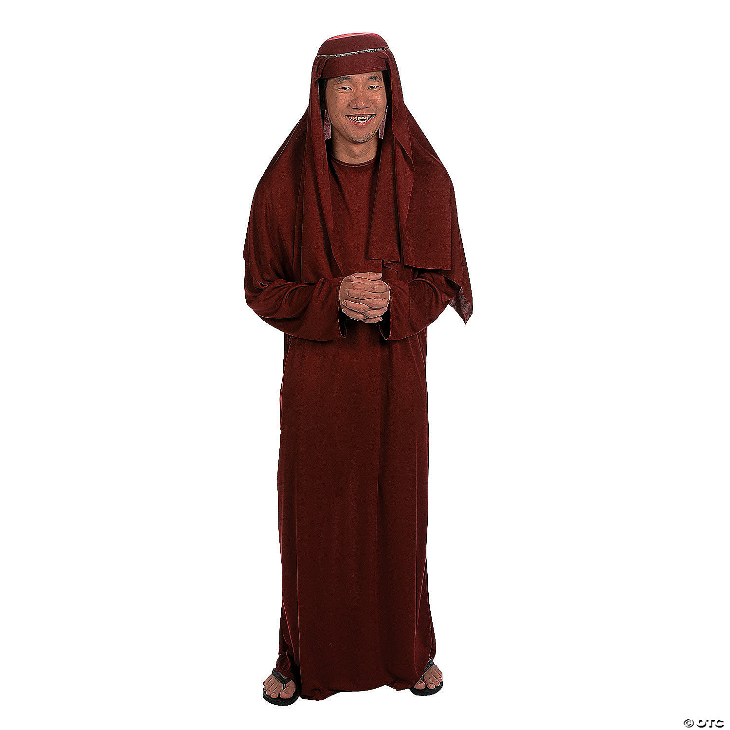 Nativity Maroon Robe & Hat - Adult