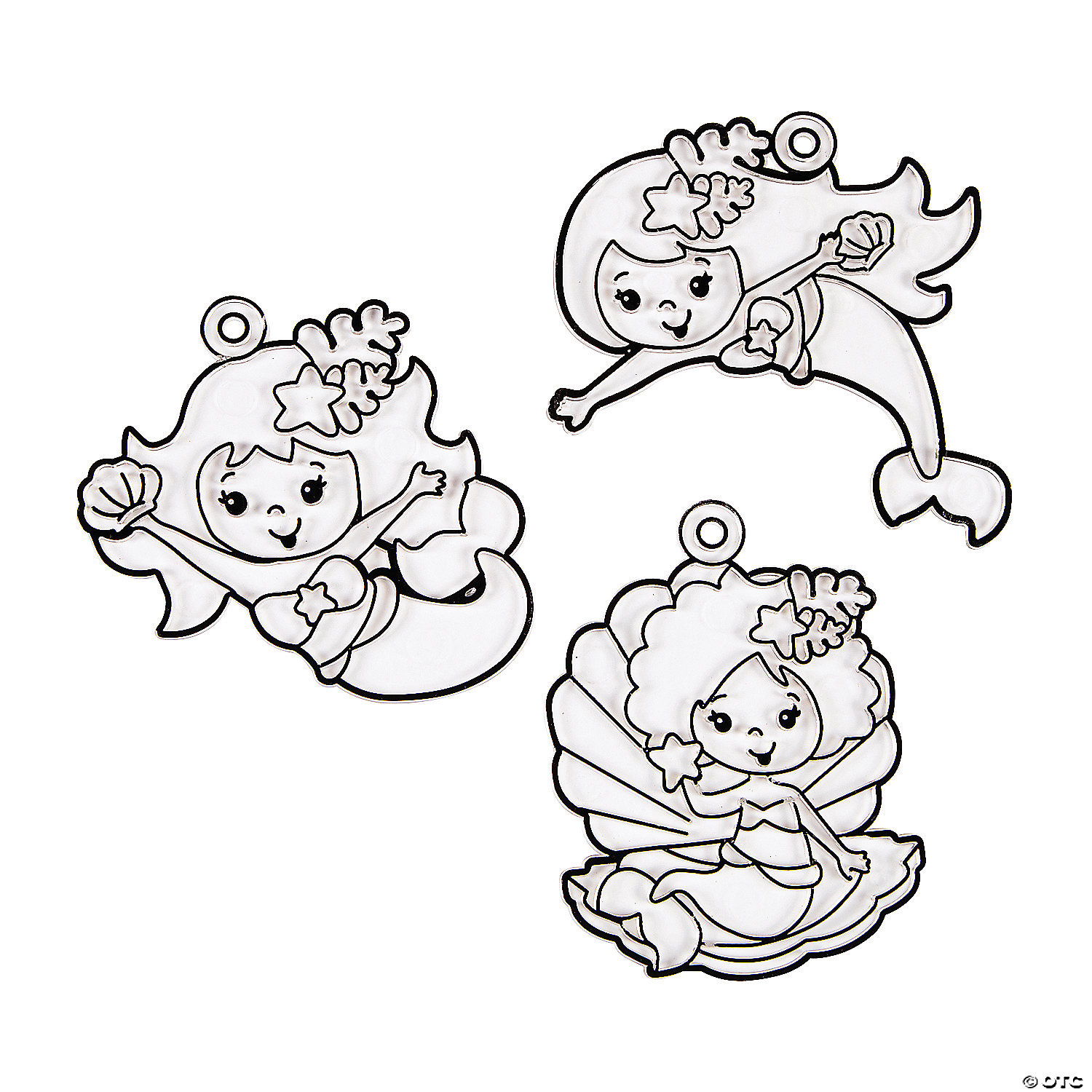 Mermaid Suncatchers - 24Pk