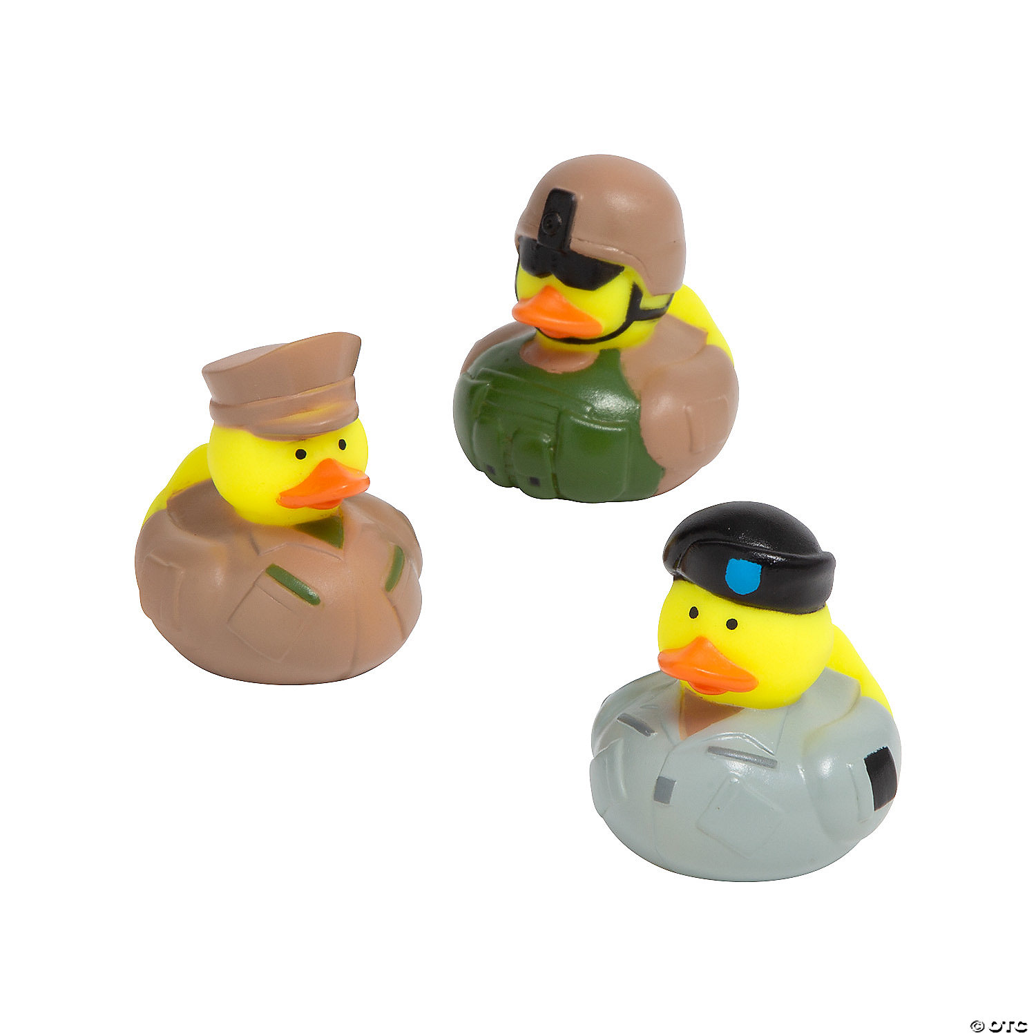 Military Rubber Duckies - 12 Pack