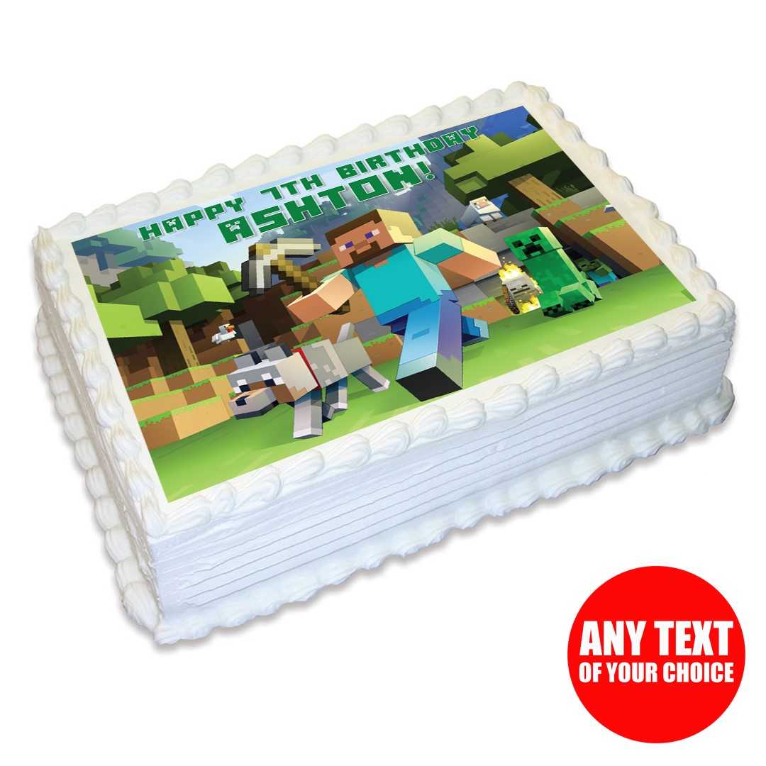 Minecraft Cake Topper, Minecraft Party, Anniversaire Minecraft -  Canada