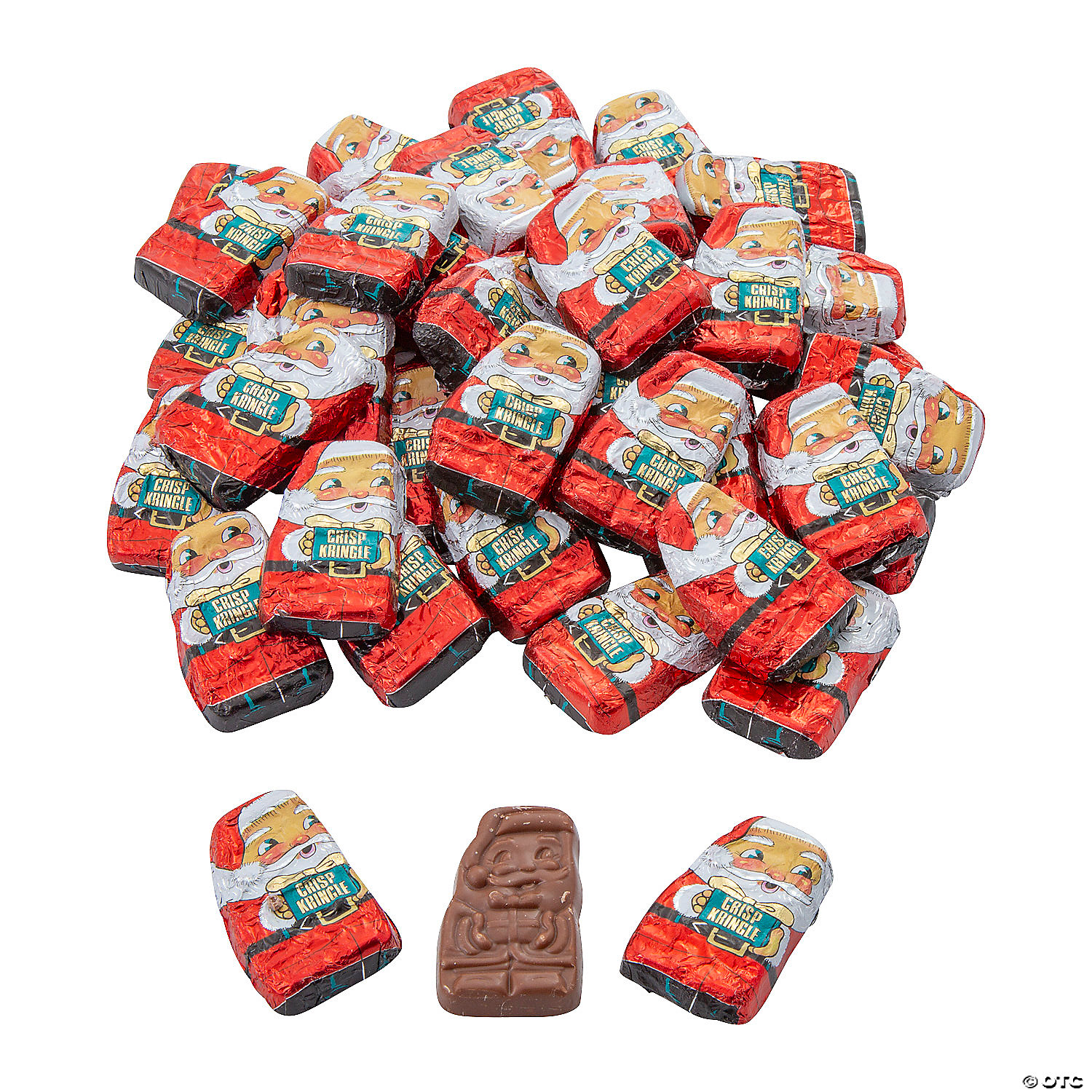Chocolate Santa Crisps - 54Pk