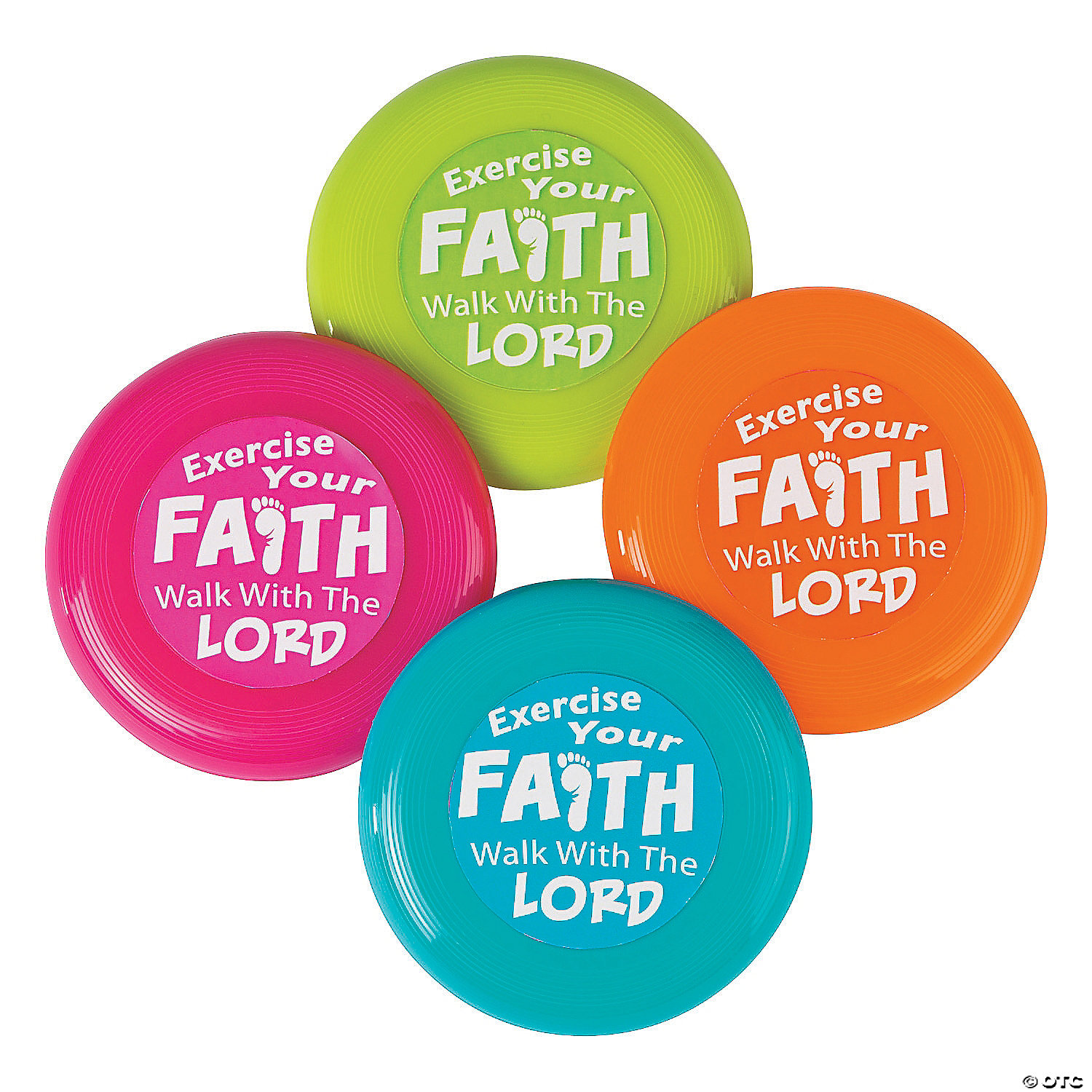 Exercise Your Faith Flying Discs - 12Pk