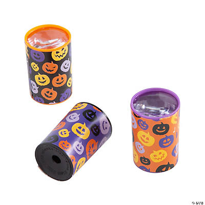 Halloween Jack-O'-Lantern Prisms - 48Pk