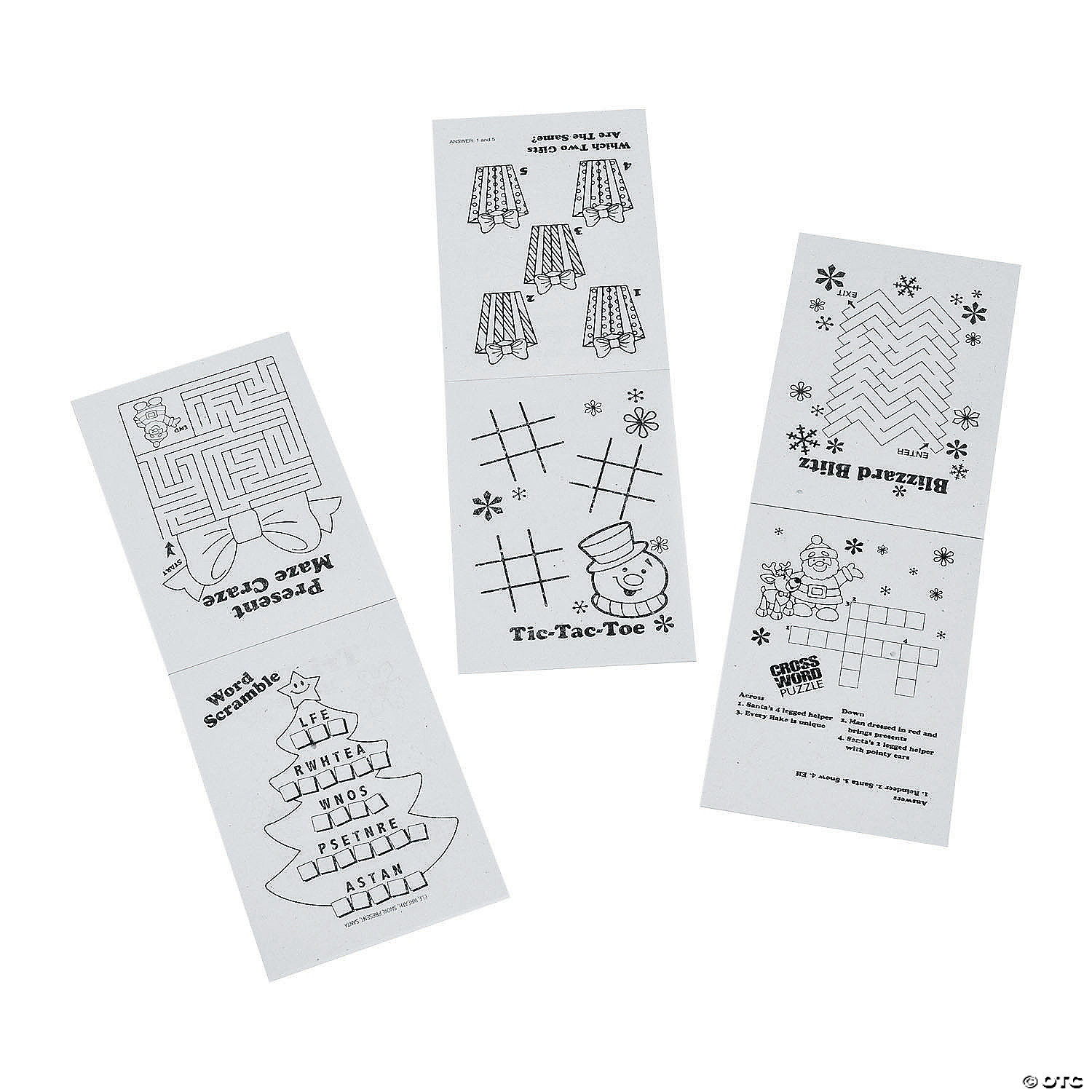 Mini Holiday Fun & Games Books 12PK