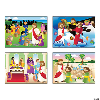 Miracle of Jesus Sticker Scenes