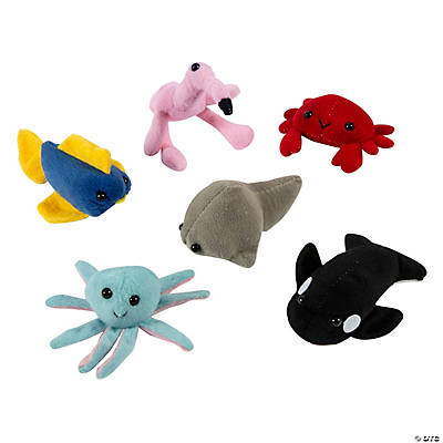Tropical Plush Animals - 12 Pack