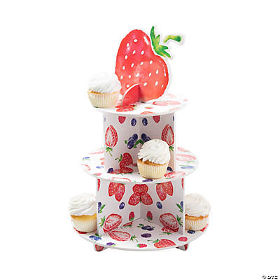 Strawberry Large Foam Cupcake Stand