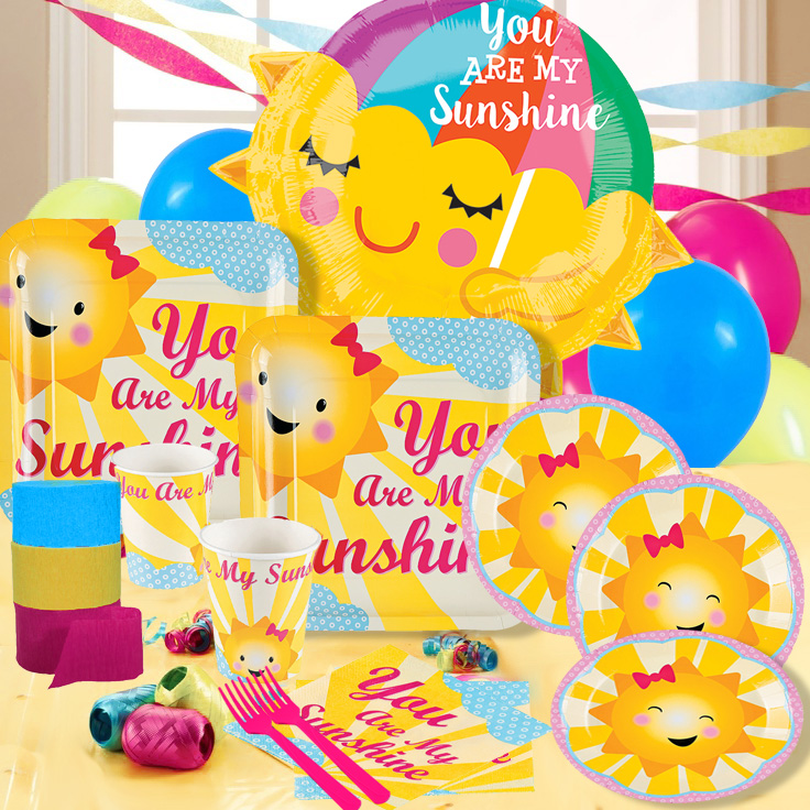 You Are My Sunshine 1st Birthday Party Party Supplies Canada Open A Party - 6 personalised roblox birthday party box or bag self