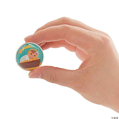 Nativity Bouncy Balls - 12 Pack