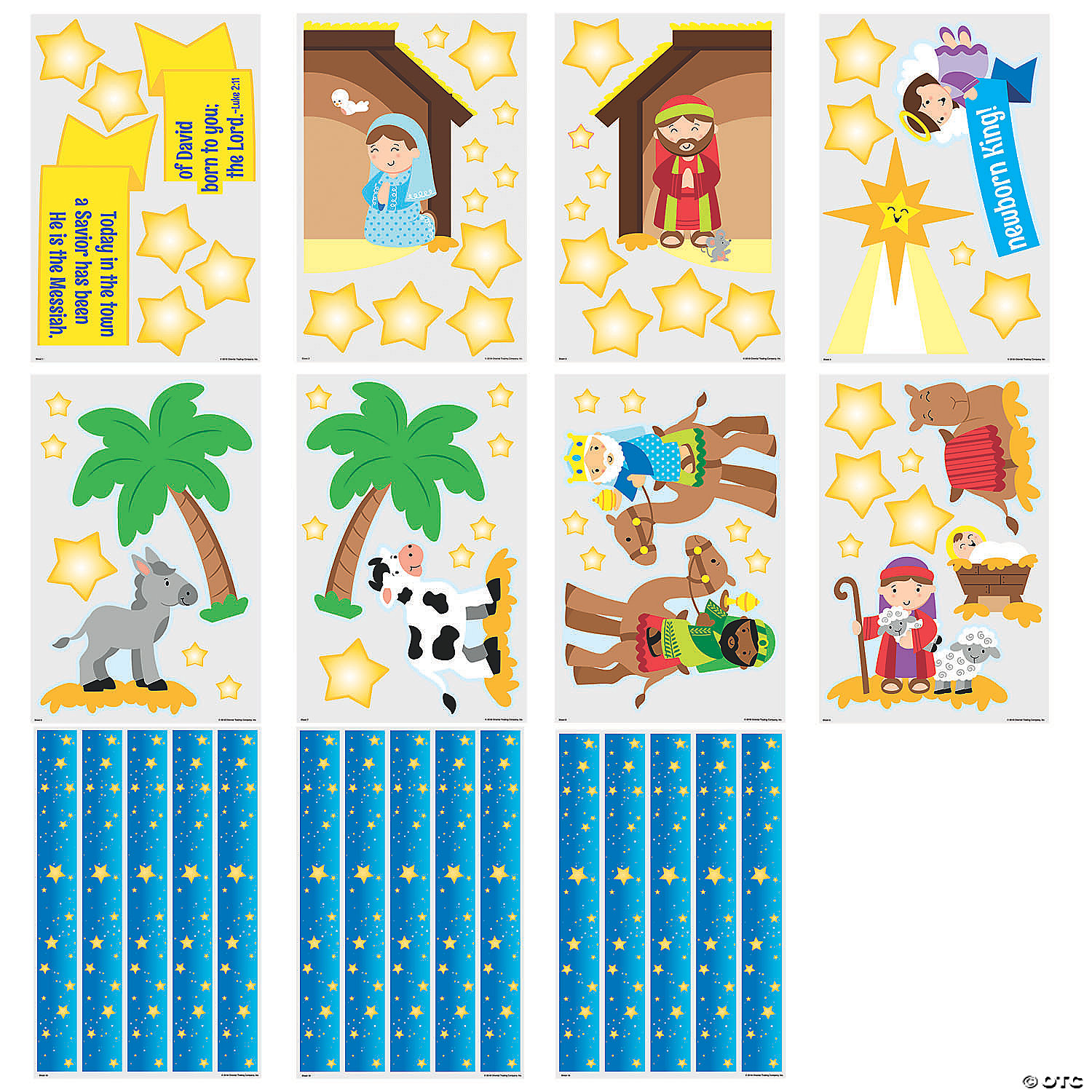 Nativity Bulletin Board Set