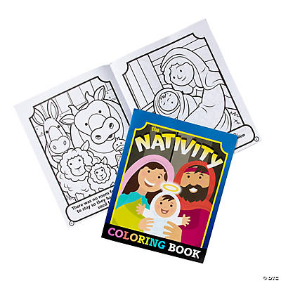 Nativity Colouring Books - 12 Pack